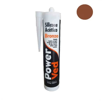 Silicone Acético uso Profissional PowerVed Bronze (zoom)