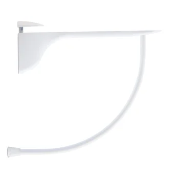 Suporte Pelicano Master Branco Para Prateleira Vidro Madeira (zoom)