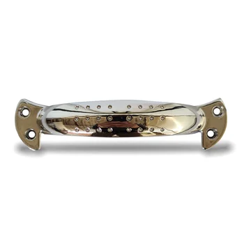 Puxador Alça Criativa Metal Zamac Cromado 142mm Comprimento (zoom)