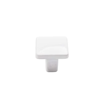 Puxador Unifuro Quadrado 20x20 Branco Brilho - sku 500102