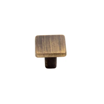 Puxador Unifuro Quadrado 20x20 Antique Fosco - sku 5021102