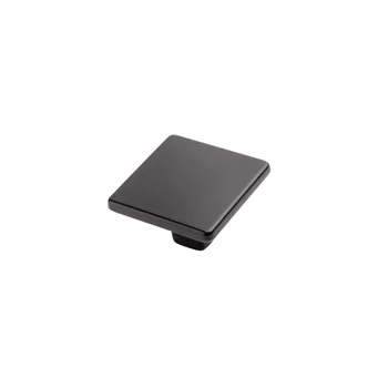 Puxador Unifuro Quadrado 30x30 Preto Fosco - sku 5003103