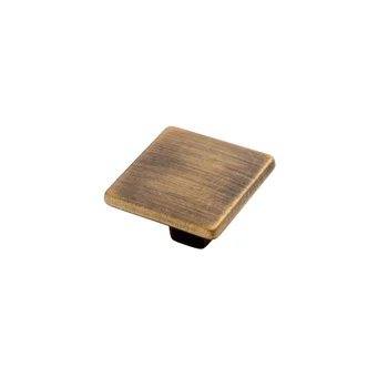 Puxador Unifuro Quadrado 30x30 Antique Fosco - sku 5021103