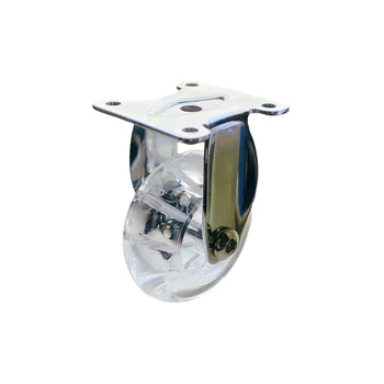RODIZIO GEL 50MM FIXO TRANSPARENTE (zoom)