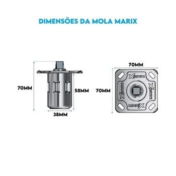 Medidas Mola Marix - 361210-361200-360300-360100-361201-360301-360101-360501-361301-361001