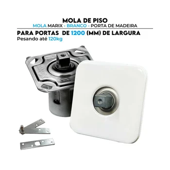 Mola Marix Automação Portas de Madeira Pivotante Branco (zoom)