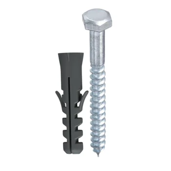 PARAF SEXT SOB. 14X55 + BUCHA PLASTICA 10 MM - 2 PC - 5802053 (1)