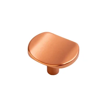 Puxador Ponto 32mm x 38mm Cobre (zoom)