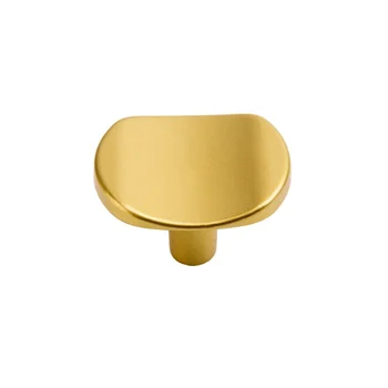 Puxador Ponto 32mm x 38mm Dourado Fosco (zoom)