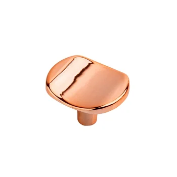 Puxador Ponto 32mm x 38mm Rose (zoom)