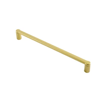 Puxador Armário Alça Reto 192mm Dourado Fosco (zoom)
