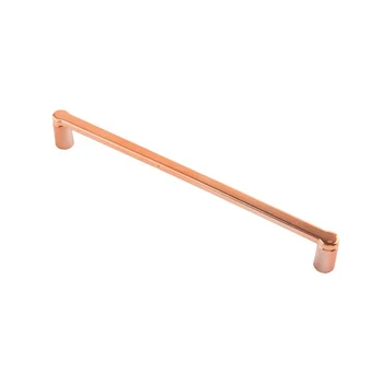 Puxador Armario Alça Reto 192mm Rose (zoom)