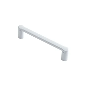 Puxador Armario Alça Reto 96mm Branco Brilhante 50501296 (zoom)