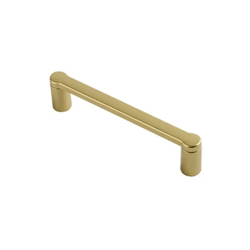 Puxador Armario Alça Reto 96mm Dourado Fosco (zoom)