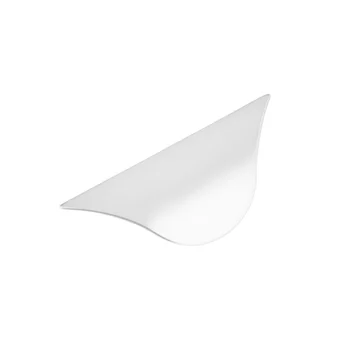 Puxador Armario Concha Aberta 20mm 60mm Branco Brilhante (zoom)