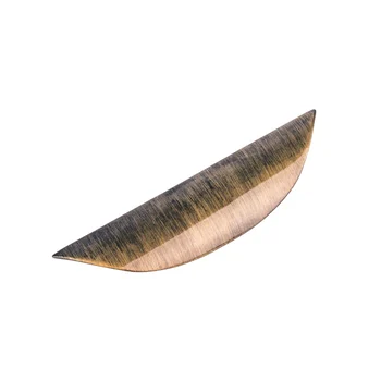 Puxador Armario Concha Aberta 64mm 104mm Antique Brilho (zoom)