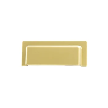 Puxador Armario Viale 64mm Dourado Fosco (zoom)
