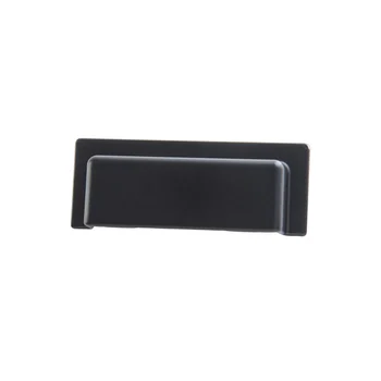 Puxador Armario Viale 64mm Preto Fosco (zoom)