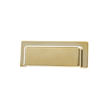 Puxador Armario Viale 64mm Dourado Brilho (zoom)