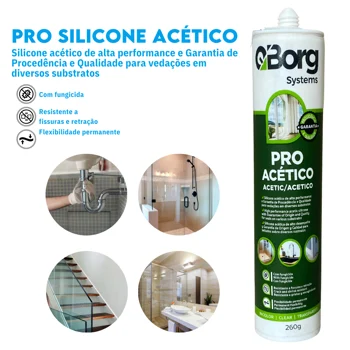 Quimicos em Geral Silicone Acetico Incolor Q-Borg (zoom)