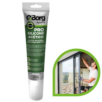 Quimicos em Geral Silicone Acetico Bisnaga  Incolor Q-Borg (zoom)