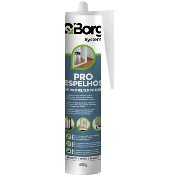 Quimicos em geral Adesivo Pu Pro Espelhos Branco Q-Borg (zoom)