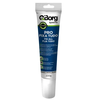 Q-BORG SILICONE ACETICO INCOLOR BISNAGA 100 GR 1001101