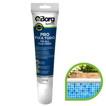 Químicos em geral  Adesivo Poliuretano Bisnaga Pro Fixa Tudo Branco Q-Borg (zoom)