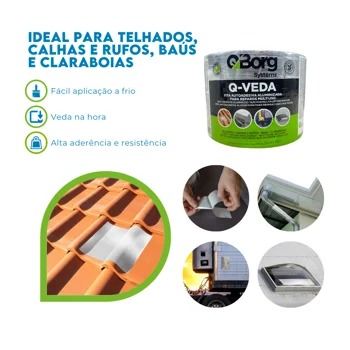 Manta Auto Adesiva para Vedação 10cmX10m (zoom)