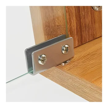 Dobradiça Para Vitrine 4mm a 13mm Polido (zoom)