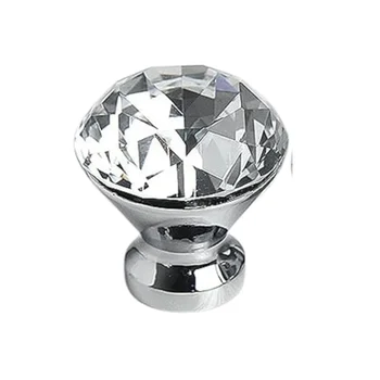 Puxador Cristal Shine 30mm Cromado (zoom)