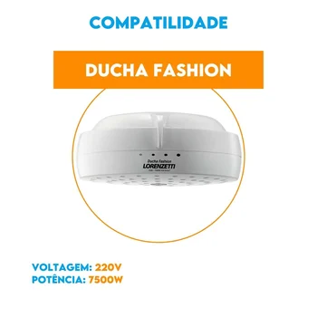 Resistência Pratimix 220v 7500w Ducha Fashion (zoom)