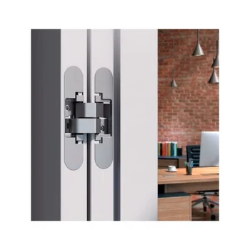 Dobradica Invisivel 3D 110mm Para Moveis, E Acessorios: Parafusos - De Metal Comum (zoom)