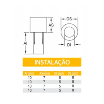 acessorios-para-moveis suporte pino para prateleira branco (zoom)