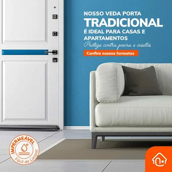 Veda Porta Rolinho Preto Praticasa (zoom)