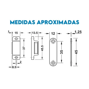 FECHO MAGNETICO MARROM PARA MOVEIS - 390702 (7)
