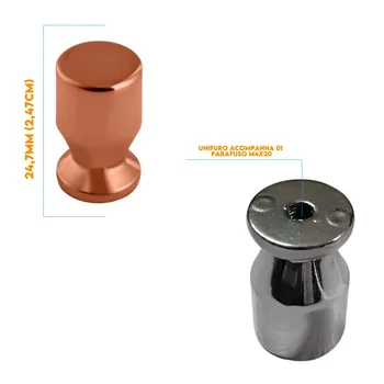 Puxador Armario Taça Unifuro Rose 502207