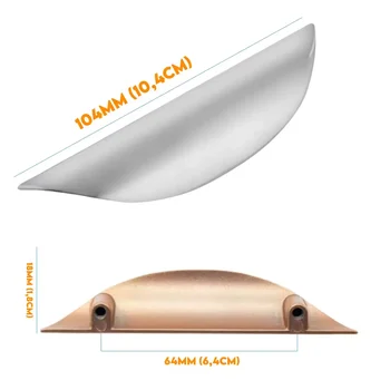 Puxador Armario Concha Aberta 64mm 104mm Cromado 5002364 (3)