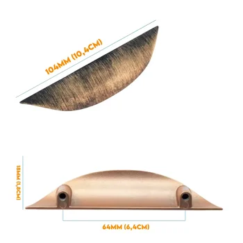 Puxador Armario Concha Aberta 64mm 104mm Antique Fosco 50211364 (1)