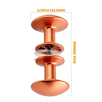 Puxador Box Redondo Mini Cobre 3521501