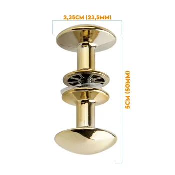 Puxador Box Redondo Mini Dourado Brilho  3520801 (2)