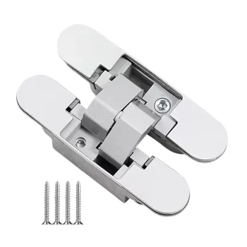 Dobradica Invisivel 3D 110mm Para Moveis, E Acessorios: Parafusos - De Metal Comum (normal)