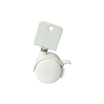 Rodizio Giratório Duplo 40mm Chapa U Com Trava (normal)