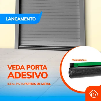 Veda Porta Rolinho Preto Adesivo Praticasa (normal)