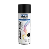 Tinta Spray Aerossol Preto Metálico 350ML 250G TekBond