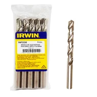 5 Broca Irwin Aço Rápido 12mm Para Metal Iw1330 Profissional