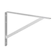 Mão Francesa Reforçada 40 cm Suporte Fixo Branco