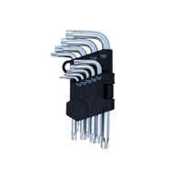Chave Torx Com Furo 9 Peças Western