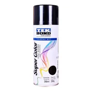 Tinta Spray Aerossol Preto Brilhante Uso Geral 350 ML 250G TekBond 