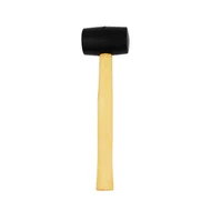 Martelo de Borracha  23mm com Cabo De Madeira